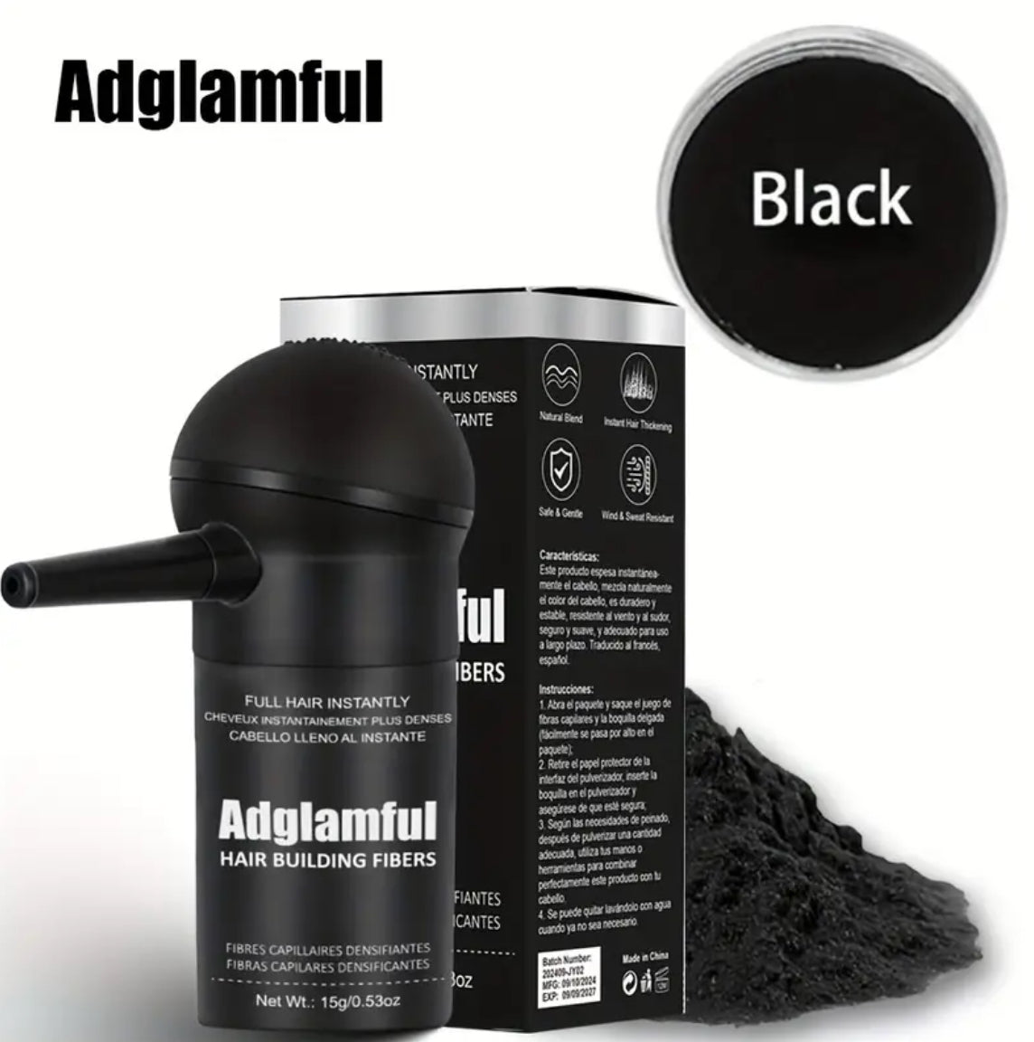 Spray de Fibre Capillaire 15g